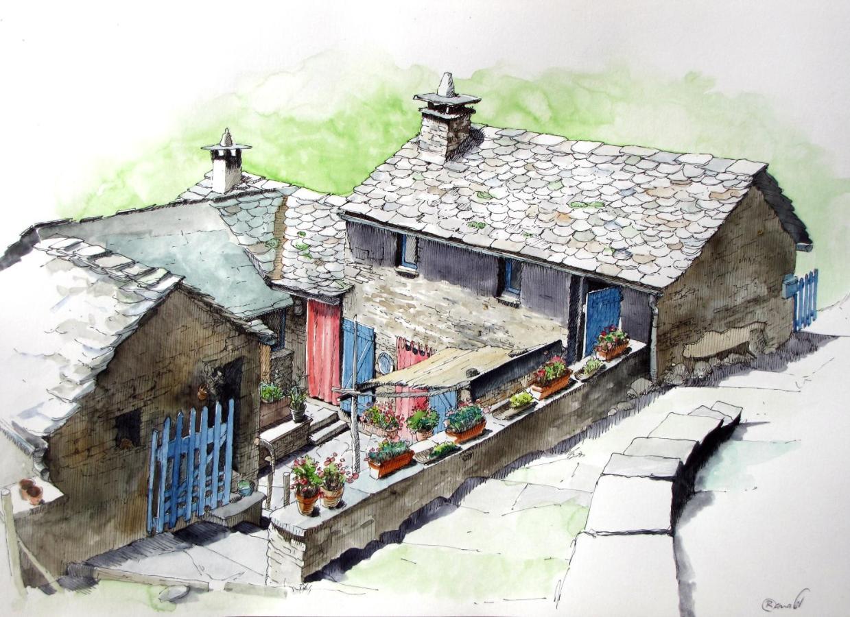 Lou Cabanis Villa Saint-Germain-de-Calberte Exteriör bild